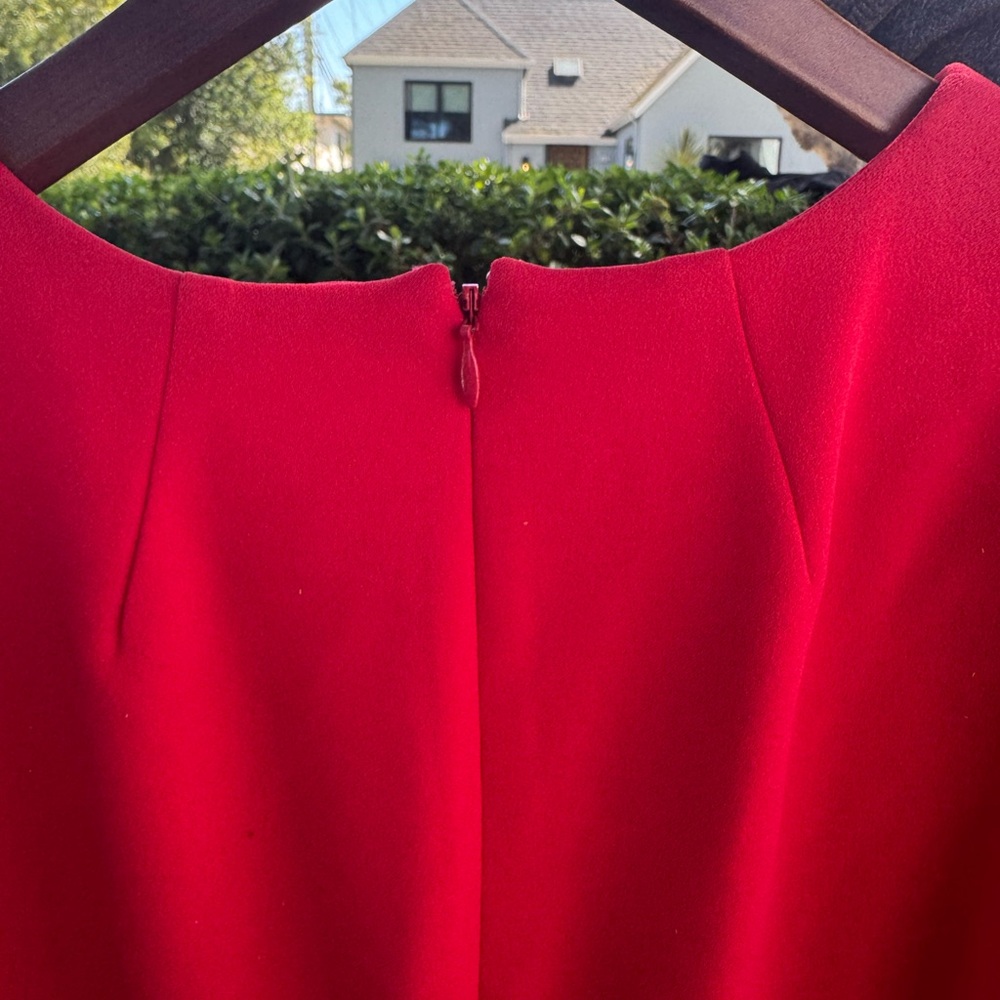 Vince Camuto Bold Red Midi Dress - Picture 3 of 5